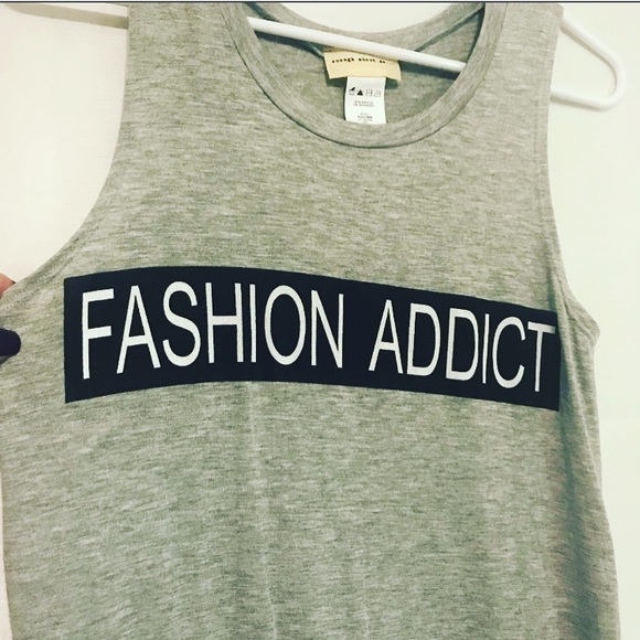 enough about me... Tops - Fashion Addict graphic Tank Top size Small